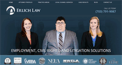 Desktop Screenshot of erlichlawoffice.com